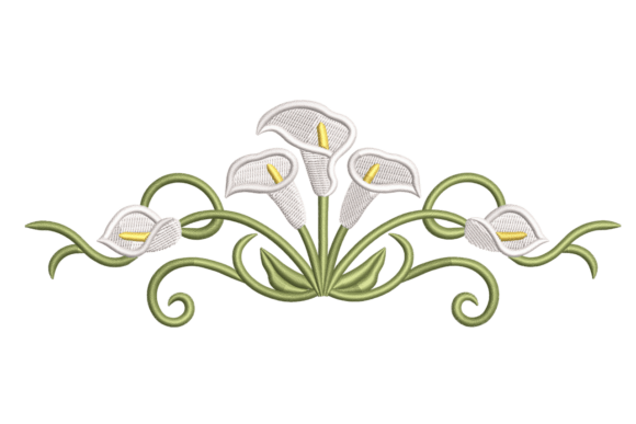 Calla Lily Border: Seasonal Embroidery Review