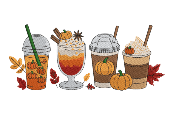 Cozy Autumn CafΓ©: An Embroidery Design Review