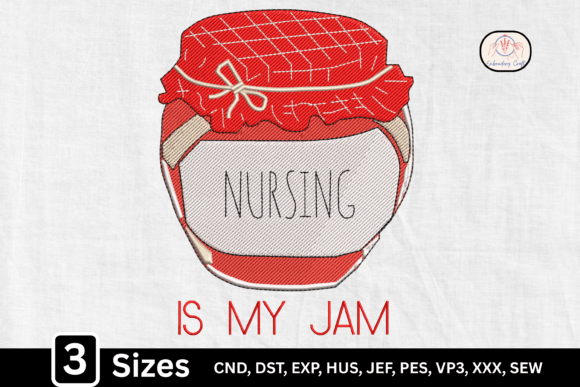 Cute Jam Jar Nursing is My Jam: Design Review