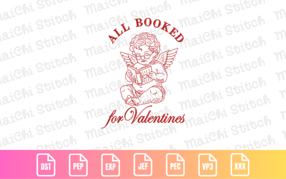 Elegant Cupid Book Lover: A Vintage Embroidery Review