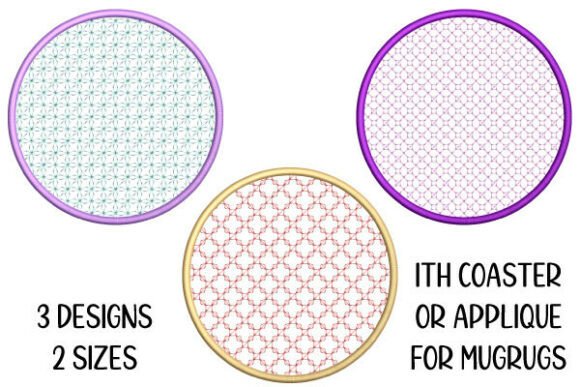 ITH Coaster Appliqué Set 3 Designs Review