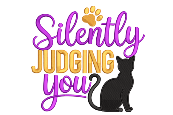 Silently Judging You Cat: An Embroidery Review