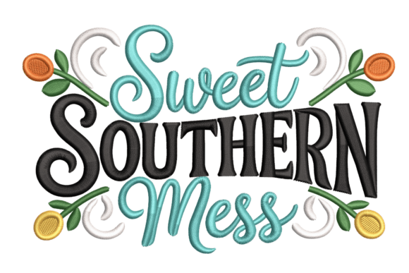 Sweet Southern Mess: Whimsical Holiday Embroidery