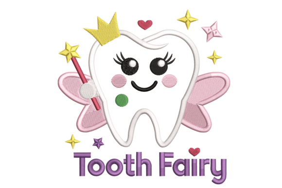 Tooth Fairy: An Embroidery Design for Etsy Sellers