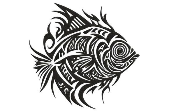 Tribal Fish Tattoo Embroidery Design Review