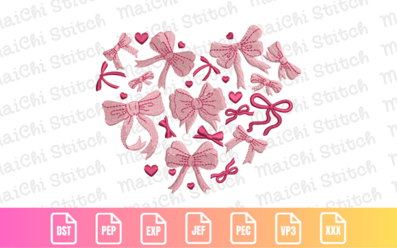 Valentine Bow Heart: A Seasonal Embroidery Review